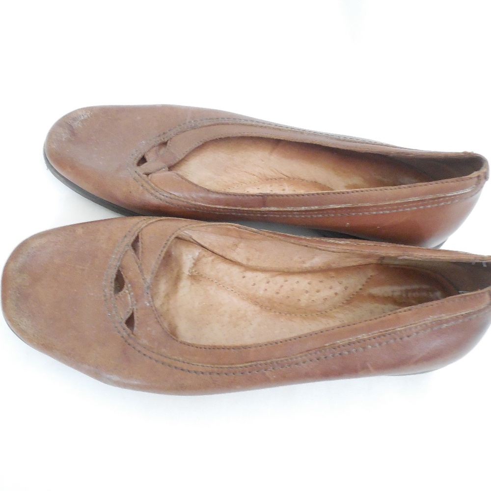 Brown Leather Shoes size 7 - Picture 2 of 5
